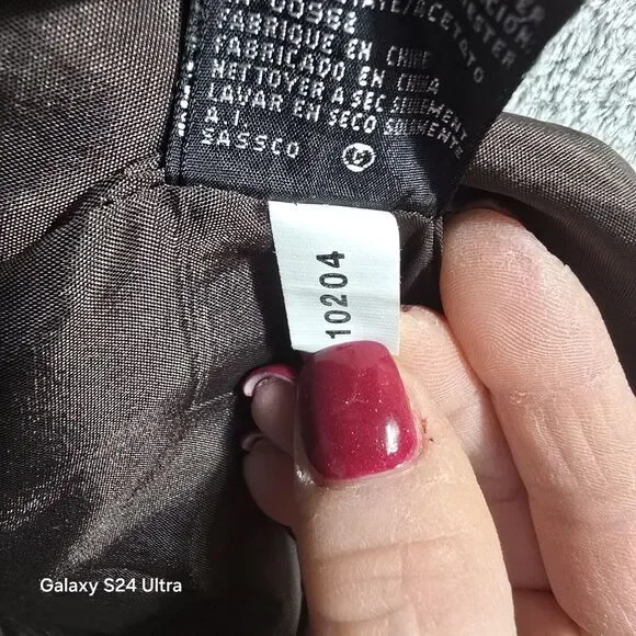 Kasper for A.S.L. Women's Brown Double Breasted Blazer Leopard Trim Size 6 - Picture 7 of 10